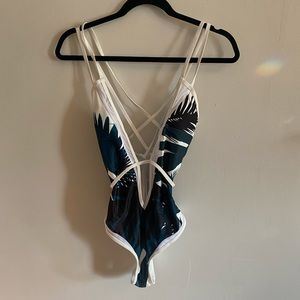 Tropical One Piece Swimsuit